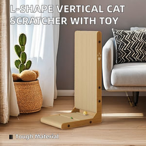 Gratte-<span class=keywords><strong>chat</strong></span> élégant en forme de L poteau solide en carton <span class=keywords><strong>chat</strong></span> gratter meubles jouet arbres à <span class=keywords><strong>chat</strong></span> et grattoir - Product Image 2