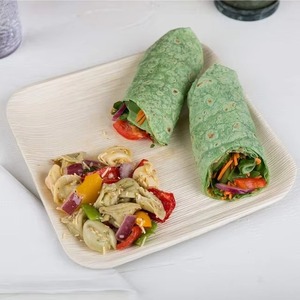 Platos Desechables Ecológicos de Hoja de Palma de Areca para Fiestas, Bodas y Catering Disponibles al Mejor Precio - Product Image 1