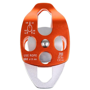 32kn di động bên ròng rọc đôi mang ròng rọc tốc độ cao xuống thiết bị cứu hộ leo núi ngoài trời bảo vệ mùa thu - Product Image 3