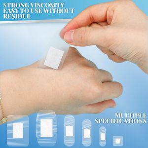 200 vendas adhesivas transparentes e impermeables, paquete familiar, para el cuidado de heridas en los dedos y codos. - Product Image 4