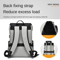 Sac à dos pour ordinateur portable tendance pour homme, grande capacité, imperméable, pour les voyages d'affaires