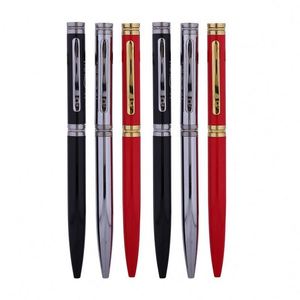 Promotional Slogan Metal Custom Metallic Finish 30G Twist Logo Ball <b>Pen</b> - Product Image 3