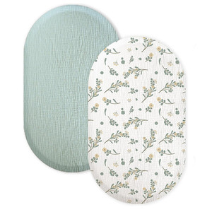 100%Organic Cotton Baby <strong>Crib</strong> <strong>Sheets</strong> -soft <strong>Fitted</strong> <strong>Crib</strong> Bedding for Newborn (0-24Months) - Product Image 5