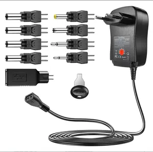 Ac Dc Adapter Dc 12v 2a Ac100-240v Converter Adaptor Charger Power Supply Eu Plug Black For Cctv Camera Led String Light Driver