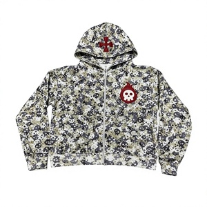 High Quality Hoody Knitted Cotton Embroidery Eco-Friendly Oversized Heavyweight Streetwear Designer Men Pullover Hoodie - Product Image 1