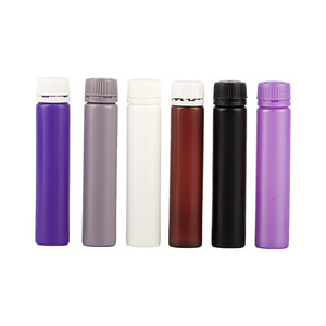 Flacon <span class=keywords><strong>vide</strong></span> en plastique ambré de qualité alimentaire 10ml-25ml pour liquides oraux, en PP avec bouchon à vis, couleur et forme personnalisables, pour médicaments liquides - Product Image 4