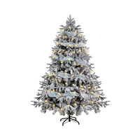 Schneefall 18-Meter Künstlicher PE-Weihnachtsbaum mit Schillerndem Garn-Plüsch für Heim- und Einkaufszentrum-Feiertagsdekoration