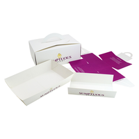 Boîtes d'emballage en papier pour pâtisserie, personnalisées avec logo, vente en gros d'usine, bon marché, pour gâteaux, beignets, hamburgers, sandwichs