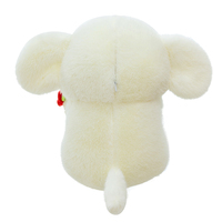 Muñeco de Peluche de Elefante Adorable con Ramo de Rosas, Tejido Suave para la Piel, Relleno de Algodón PP, Venta al por Mayor de Fábrica
