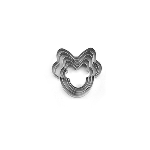 5pcs thép không gỉ Biscuit cắt trái cây và rau cắt cho trẻ em cortadores galletas thiết lập DIY <span class=keywords><strong>Cookie</strong></span> cắt cho bánh quy - Product Image 4