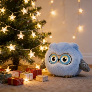 Peluche interactive intelligente ChatGPT en forme de hibou, jouet doux et moelleux, robot pour enfants, compagnon de <span class=keywords><strong>nuit</strong></span> pour l'heure du conte, cadeau pour chambre à coucher - Product Image 3