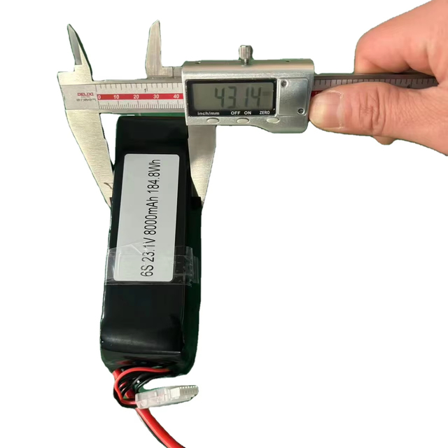 Fpv Battery Lipo Li Ion Lithium Rechargeable Spare Backup Flight Power Long Life High Lightweight 6S 23.1V 8000mah 184.4WH