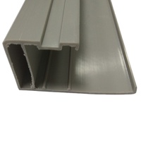 Panneaux muraux en PVC à prix compétitif d'usine, profilés plastiques Slatwall couleurs Pantone chinoises OEM, matériaux de construction de haute qualité