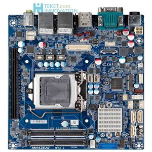 Para Placa Base <span class=keywords><strong>Gigabyte</strong></span> GigaIPC MITX-H42EA Mini-ITX, Chipset Intel H420E, Zócalo LGA <span class=keywords><strong>1200</strong></span>, Canal Dual DDR4 64GB - Product Image 2