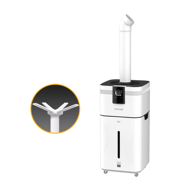 30L Big Tank Industrial Air Humidifier for Fruit Mushroom Greenhouse  Smart Remote Cool Mist  3kg/h Heavy Fog