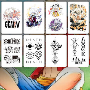 Autocollants Tatouages Temporaires Anime Juice Imperméables Haute Qualité pour Hommes Femmes Longue Durée Réalistes pour le Corps et les Fêtes Dos Main Bras - Product Image 3