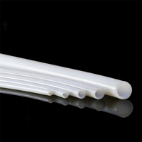 La foudre en tube PTFE transparent personnalisé fournit un tuyau d'eau transparent de qualité alimentaire à haute température
