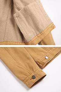 Custom Casual Stretch <b>Denim</b> <b>Jacket</b> Factory Wholesale Men's Big <b>Jacket</b> 100% Cotton Shell Eco-Friendly Thick <b>jacket</b> for men - Product Image 3