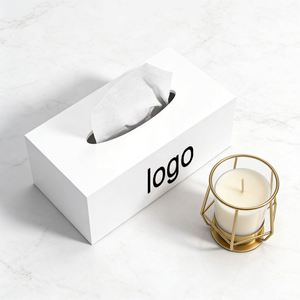 Factory Direct Customizable Free Design Matte White <b>Card</b> Tissue <b>Box</b> Durable Ideal for Brand Promotional Packaging - Product Image 2