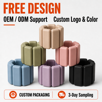 Poids de cheville et de poignet en silicone souple, multicolores, imperméables, antidérapants, pour yoga et Pilates, vente en gros personnalisée