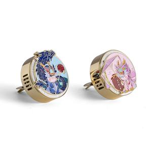 Difusor de Coche con Tapa y Base de Color Rosa Azulado, Regalo Festivo - Product Image 2