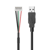 USB a JST PH XH GH SH EH 2 3 4 Cable conector de 5 pines para PCB USB a JST Cables Cable de 4 pines