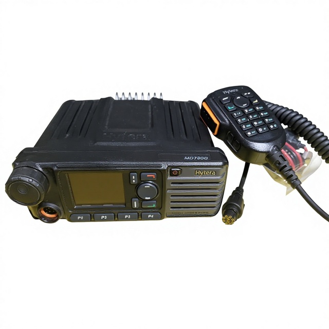 For MD780 Digital Mobile Radio 25W VHF/UHF Walkie Talkie Long Range (0-50km) IP54 Vehicle-Mounted CB Radio Transceiver