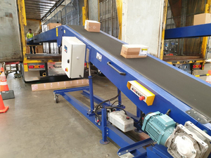 Di động linh hoạt vành đai băng tải Kính thiên văn băng tải kết hợp cho Container xe tải hệ thống băng tải kho tải dỡ - Product Image 5