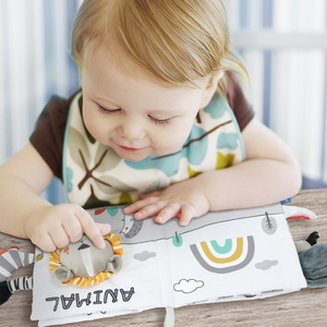 Livres pour bébés Jouets Tissu Animaux Queues <span class=keywords><strong>Bébé</strong></span> Tissu <span class=keywords><strong>Livre</strong></span> Toucher et Sensation Chiffon froissé Livres pour bébés - Product Image 6