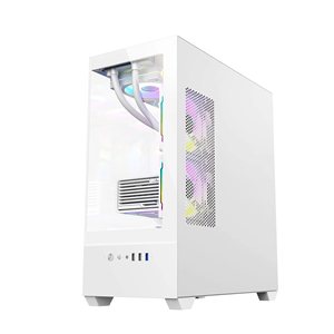 Ruix Carnival 360 + Chất lượng cao ATX Máy Tính Máy tính để bàn văn phòng trường hợp với rõ ràng Tempered Glass lọc bụi từ trường hợp chơi game - Product Image 5