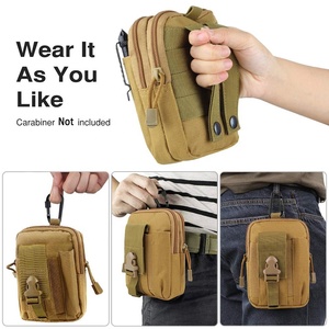 AYPPRO Custom 1000D custodia per <span class=keywords><strong>cintura</strong></span> in Nylon per <span class=keywords><strong>uomo</strong></span> piccola borsa di sopravvivenza funzionale ecologica da trekking per esterno Unisex - Product Image 2