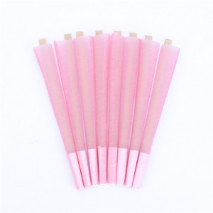Pink Classic Cigarette Cones 109mm/26mm Pre-Made <b>Rolling</b> Paper King Size Blank Refined Rolled Cones 18-Pack Custom Tobacco Mesh - Product Image 4