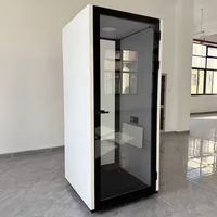 Cabine insonorisée mobile, cabine téléphonique, pod acoustique, pod de confidentialité pour réunion, pod d'enregistrement, pod de travail de bureau