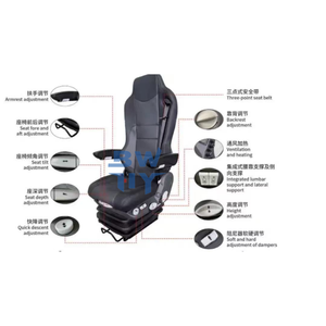 Asiento de Camión de Lujo con Diseño de Alta Calidad, Ventilación y Calefacción Cómodas para Camiones Pesados - Product Image 6
