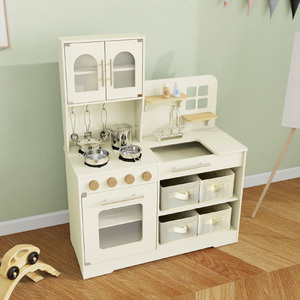 Ensemble de <span class=keywords><strong>cuisine</strong></span> <span class=keywords><strong>en</strong></span> <span class=keywords><strong>bois</strong></span> Montessori pour enfants, grand ensemble de jeu de simulation de <span class=keywords><strong>cuisine</strong></span> avec four, évier, armoire de rangement, <span class=keywords><strong>jouet</strong></span> éducatif <span class=keywords><strong>en</strong></span> <span class=keywords><strong>bois</strong></span> - Product Image 4