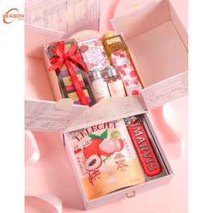 Caja de Papel Rígido Magnética de Doble Puerta con Diseño de <span class=keywords><strong>Amor</strong></span> <span class=keywords><strong>Eterno</strong></span> Personalizado, con Estampado en Dorado, para Recuerdos de Boda, Compromiso, Dulces, Joyería - Product Image 5