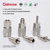 Raccord rapide de type M pour tuyau d'air, filetage NPT 1/2, 3/8, 1/4, pour sortie de compresseur d'air, pièces pneumatiques