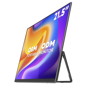 Tùy Chỉnh 21.5 Inch 1080P Xách Tay Hợp Kim Nhôm <span class=keywords><strong>LCD</strong></span> Hiển Thị Extender Màn Hình Kim Loại Mỏng Trọng Lượng Nhẹ Với Đứng - Product Image 1