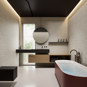 INSOUL Panneaux muraux de salle de bain écologiques ignifuges L-SPC imperméables modernes pour douche Surface mate - Product Image 6