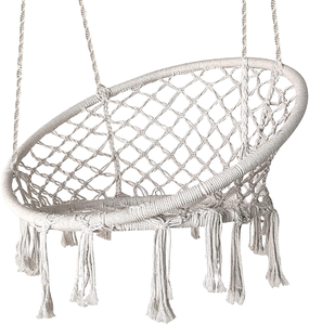Silla Colgante <span class=keywords><strong>de</strong></span> Camping con Cojín, Muebles <span class=keywords><strong>de</strong></span> Patio Modernos para Jardín, Patio y Camping - Product Image 1
