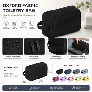 กระเป๋าใส่เครื่องสำอางแบบแขวนสำหรับเดินทาง OEM สำหรับผู้หญิงและผู้ชาย กระเป๋าจัดระเบียบเครื่องสำอางน้ำหนักเบา กระเป๋าเก็บอุปกรณ์โกนหนวด ของใช้จำเป็นสำหรับการเดินทาง - Product Image 4