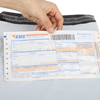 Échantillon gratuit, enveloppes personnalisées avec logo, sac de coursier, bon de livraison express, sacs en plastique, pochette poly, sac imperméable pour DHL FedEx EMS SF Express