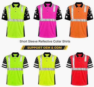Camiseta Polo <span class=keywords><strong>de</strong></span> Seguridad <span class=keywords><strong>Americana</strong></span> Personalizada <span class=keywords><strong>de</strong></span> Alta Visibilidad con Bloques <span class=keywords><strong>de</strong></span> Color, Camisa <span class=keywords><strong>de</strong></span> <span class=keywords><strong>Trabajo</strong></span> Reflectante <span class=keywords><strong>de</strong></span> Manga Larga <span class=keywords><strong>de</strong></span> Alta Visibilidad, <span class=keywords><strong>Ropa</strong></span> <span class=keywords><strong>de</strong></span> <span class=keywords><strong>Trabajo</strong></span> para Construcción - Product Image 4