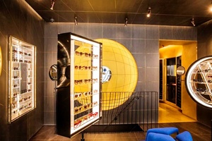 Vitrine d'affichage optique attrayante avec éclairage LED Nouveau style Moon Theme Optical Shop Counter Design - Product Image 2