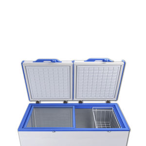 पोर्टेबल 358 लीटर सौर गहरी छाती फ्रीजर डीसी 12/24v कंप्रेसर सौर ऊर्जा रेफ्रिजरेटर एकल तापमान फ्रिज ठंडे कमरे - Product Image 2