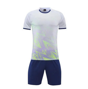 2023/2024 Print Zomer Voetbalshirt Set Custom 2 Stuks T-Shirt Shorts Outfit Draag Voetbal Uniformen Pak - Product Image 5