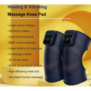 Marca personalizada completa cuidado de la rodilla masajeador calefacción vibrante Airbag pulso características alimentado batería de iones de litio paquete hecho - Product Image 5