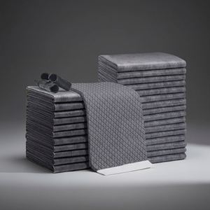 Alfombrilla de entrenamiento para perros - Carbón de bambú + pulpa de celulosa, base antifugas, capa superior hipoalergénica, alfombrilla de cuidado para mascotas con carbón de bambú - Product Image 2