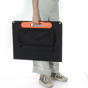 Portable 60W 80W 100W <strong>120W</strong> <strong>Solar</strong> <strong>Panel</strong> for Fast Charging for Camping Outdoor Activities N-Type Folding Bag - Product Image 5