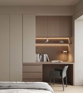 Muebles de Dormitorio de Diseño Moderno Hechos a Medida de Alta Gama, Vestidor con Puerta de Vidrio, Sala de Estar Ecológica para Villa - Product Image 3